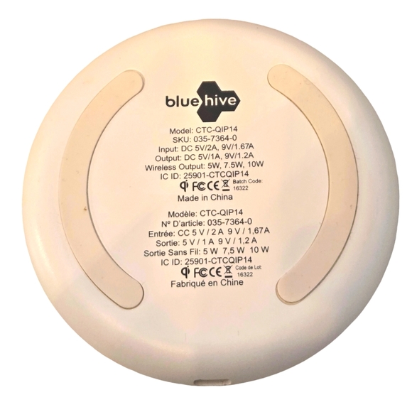 Charging Pad for Qi-Enabled Devices, White Marble - Picture 3 of 5